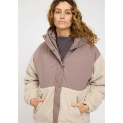 - Women's Fabric Blocking Jacket - Winterjacke><noscript><img width=