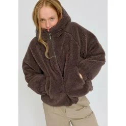 Mazine - Women's Faux-Fur Hooded Jacket - Freizeitjacke^ Freizeitjacken|Jacken