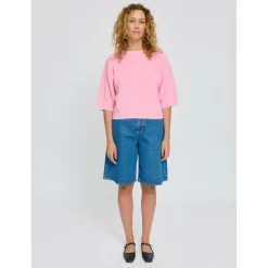 Mazine - Women's Half Sleeve Knit Jumper - Pullover