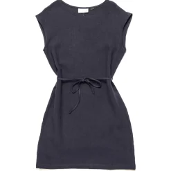 Best - Women's Linen Mini Dress - Kleid Alltagsbekleidung