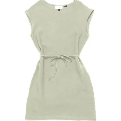 Best - Women's Linen Mini Dress - Kleid Alltagsbekleidung