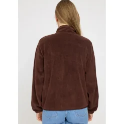 - Women's Loose Fit Fleece Jacket - Fleecejacke><noscript><img width=