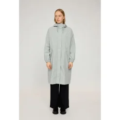 Mazine - Women's Oversized Rain Coat Recycled Fabric - Mantel