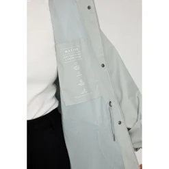 Mazine - Women's Oversized Rain Coat Recycled Fabric - Mantel