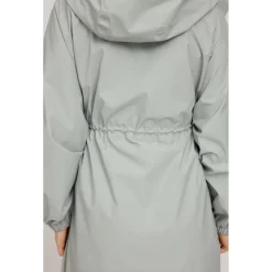 Mazine - Women's Oversized Rain Coat Recycled Fabric - Mantel