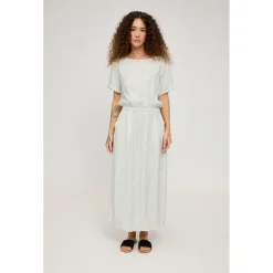 Outlet - Women's Printed Midi Dress - Kleid Alltagsbekleidung