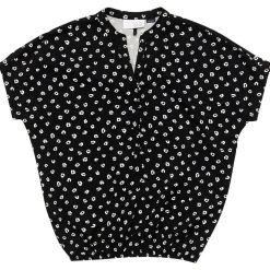 - Women's Printed V-Neck Blouse - Bluse><noscript><img width=