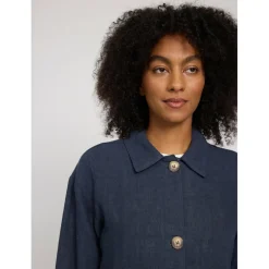 Mazine - Women's Short Linen Jacket - Freizeitjacke