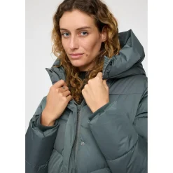 - Women's Waves Quilt Puffer Coat - Mantel><noscript><img width=