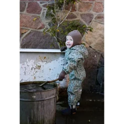 Mikk-Line - Kid's PU AOP Rain Suit with Fleece - Overall