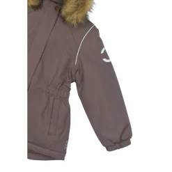 Kinder Mikk-Line - Kid's Winter Jacket Waist Solid with Fake Fur - Winterjacke