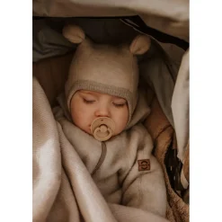 - Wool Baby Suit with Ears - Overall><noscript><img width=
