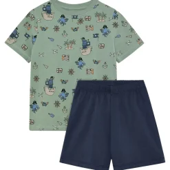 Minymo - Kid's Nightset S/S AOP 134261 - Alltagsunterwäsche^Kinder Alltagsbekleidung|Unterwäsche