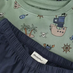 Minymo - Kid's Pyjamas L/S Set AOP 134260 - Alltagsunterwäsche^Kinder Alltagsbekleidung|Unterwäsche