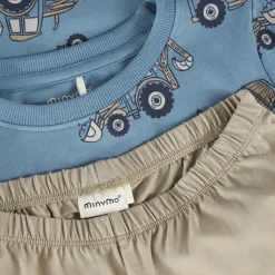 Kinder Minymo - Kid's Pyjamas L/S Set AOP 134262 - Alltagsunterwäsche