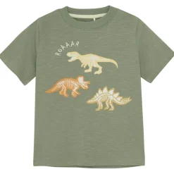 Minymo - Kid's T-Shirt S/S Slub Yarn Dino - T-Shirt^Kinder T-Shirts|Shirts, Hemden & Longsleeves