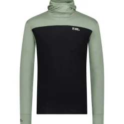 Mons Royale - Yotei Merino Powder Hood L/S - Merinoshirt^ Trekkingbekleidung|Wanderbekleidung