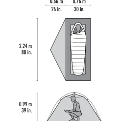 MSR - Elixir 1 Person Tent V3 - 1-Personen Zelt^ Trekkingzelte|Trekkingausrüstung