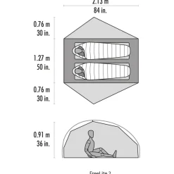 - Freelite 2 Person Tent V4 - 2-Personen Zelt>MSR Best