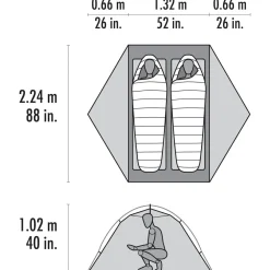 MSR - Hubba Hubba HD 2 Person - 2-Personen Zelt^ Trekkingzelte|Trekkingausrüstung