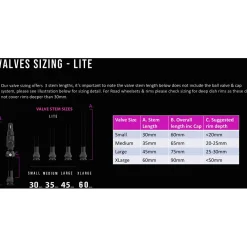 Muc Off - Tubeless Valves Big Bore Lite - Fahrradventil