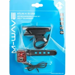 - Atlas K 15 USB Set - Fahrradlampen-Set>M-Wave Discount