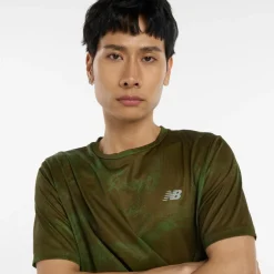 New Balance - Athletics Printed T-Shirt - Laufshirt^ Fitnessbekleidung|Laufbekleidung