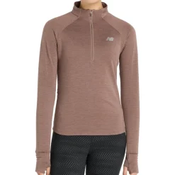 Online - Women's Athletics Heat Grid 1/2 Zip - Longsleeve Laufbekleidung|Jacken