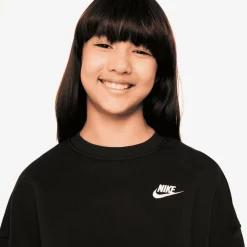 - Girl's Club Fleece Boxy Crew-Neck Sweatshirt - Pullover><noscript><img width=