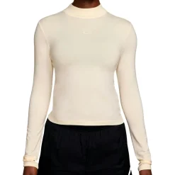 Nike - Women's NSW Tee L/S Knit Chill Knit Mock - Laufshirt^ Laufbekleidung|Shirts, Hemden & Longsleeves