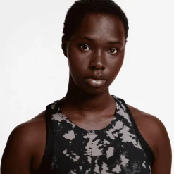 Nike - Women's One Fitted Dri-Fit Printed Tank Top - Tank Top