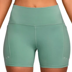 - Women's Swift High-Waisted 4 Tight Running Shorts - Laufshorts><noscript><img width=