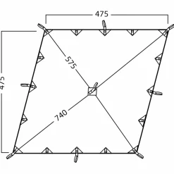 Nordisk - Kari 20 Diamond - Tarp