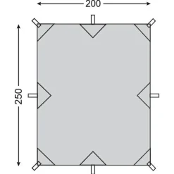 Nordisk - Voss 5 Ultra-LightWeight - Tarp^ Trekkingzelte|Trekkingausrüstung