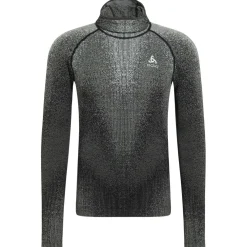 Odlo - Performance Warm Blackcomb Bl Top Facemask L/S - Kunstfaserunterwäsche