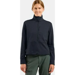 Odlo - Women's Mid Layer 1/2 Zip Grid Fleece - Fleecejacke^ Fitnessbekleidung|Skibekleidung