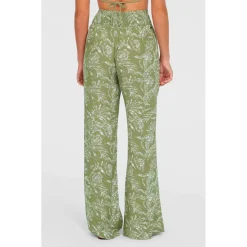 - Women's Johnny Smocked Waist Pants - Freizeithose Hosen|Alltagsbekleidung