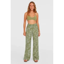 - Women's Johnny Smocked Waist Pants - Freizeithose Hosen|Alltagsbekleidung