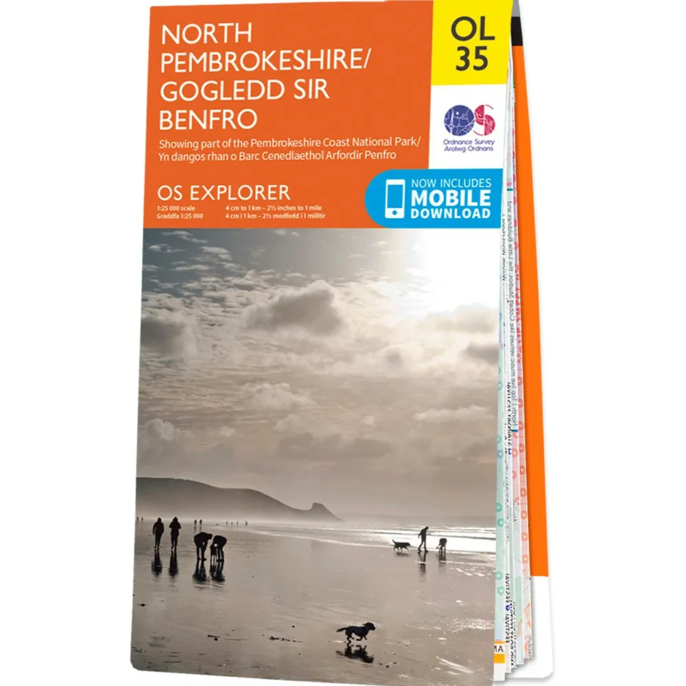 Ordnance Survey - Pembrokeshire North / Gogledd Sir Benfro - Wanderkarte