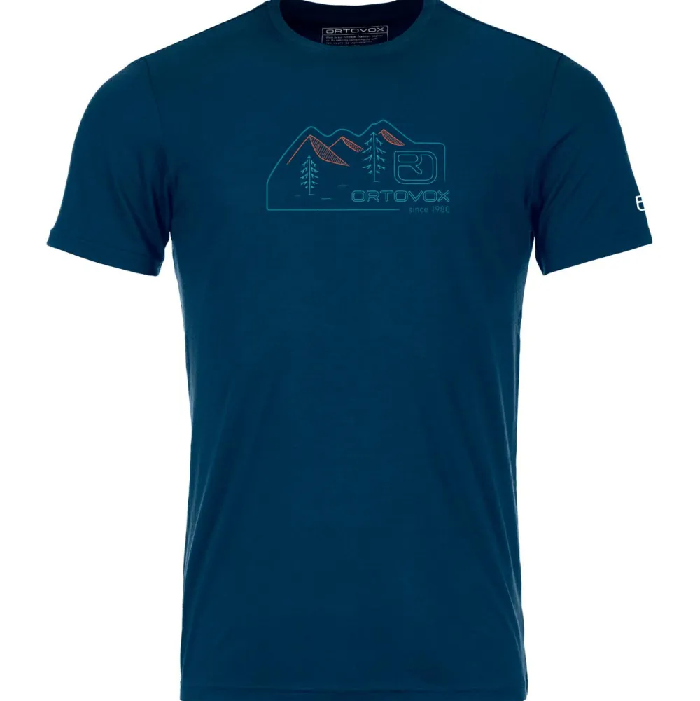 - 150 Cool Vintage Badge T-Shirt - Merinoshirt>Ortovox Discount