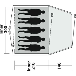 Outwell - Cloud 5 - Gruppenzelt
