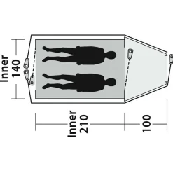 Hot - Cloud 2 - 2-Personen Zelt Zelte|2-Personen Zelte