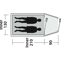 Outwell - Earth 2 - 2-Personen Zelt^ Trekkingzelte|Trekkingausrüstung