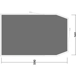 Outwell - Footprint Rockwell 6 - Zeltunterlage^ Zelte
