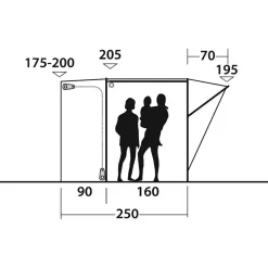 Outwell - Fresno - Busvorzelt^ Zelte