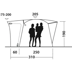 Outwell - Pine Hills - Busvorzelt