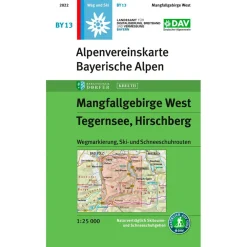 Online - Mangfallgebirge West - Wanderkarte Wanderkarten