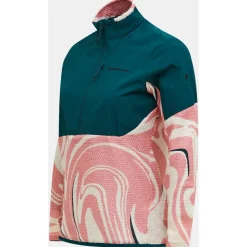 Hot - Women's Aop Freelight Alpha Half Zip - Fleecejacke Trekkingbekleidung|Wanderbekleidung