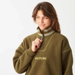 Sale - Women's Cylla Crop 1/4 Fleece - Fleecepullover Pullover & Hoodies|Alltagsbekleidung