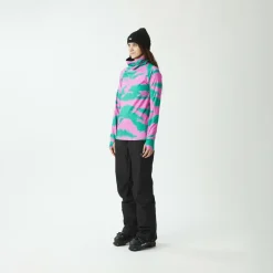 Picture - Women's Pagaya Printed High Fleece - Longsleeve